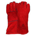 Welders Gauntlets Red Gloves