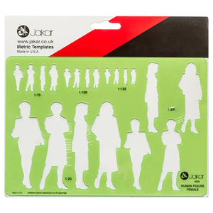 Jakar Template Human Female Figure