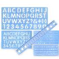 Isomars Lettering Stencil 5 Pack
