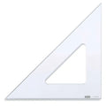 Hellerman Clear Rino Set Square 45 degree 26cm