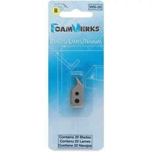 Foamwerks Blade B for WB-6020 20 Pack
