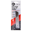 Jakar Large Snap Off Blades for Knife (JAK 7332) 5 Pack