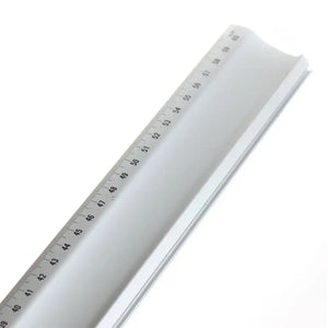 Jakar Ruler Aluminium 60cm with Ridge for Mount Cutter