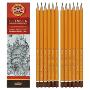 Koh-I-Noor 1500 Sketching Pencil 8B 12 Pack