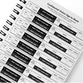 Ogham GDPR Visitors Sign-In Book 210x297mm