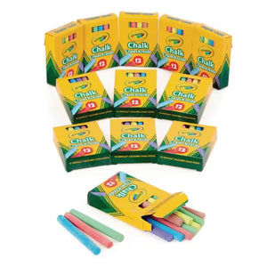 Crayola Anti-dust Chalk Assorted 12x12 Pack