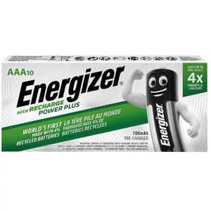 Energizer Rechargeable Batteries AAA 700mAh 10 Pack