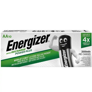 Energizer Rechargeable Batteries AA 2000mAh 10 Pack