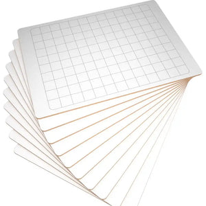 Show-me Rigid Grid/Plain A4 Board 10 Pack