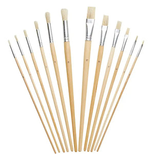 Create 12 Piece Bristle Brush Set