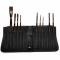 Elements Acrylic Brush Wallet Stand 9 Brush Set