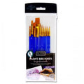 Icon Gold Taklon Brush Set 10 Pack
