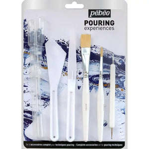 Pebeo Accessories For Pouring Experiences 11 Piece Set