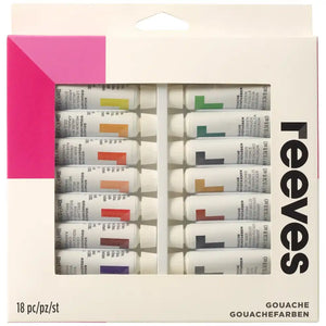Reeves Gouache Tube 18x10ml Set