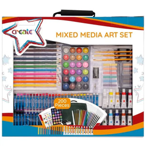 Create Mixed Media Art Set 200 Pieces