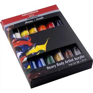 Amsterdam Expert Set Heavy Body Artist Acrylic 12 x 20ml