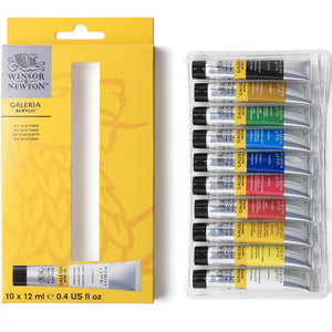 Galeria Acrylic 10x12ml Set