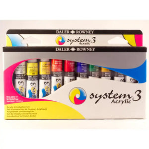 System 3 Acrylic Introduction Set 10x22ml
