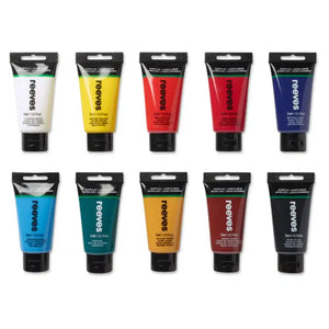Reeves Fine Acrylic Tube Set 10x75ml