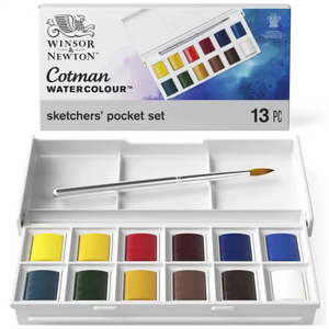 Cotman Watercolours Sketchers Pocket Set with Brush