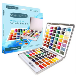 Elements Watercolour 42 Whole Pan Set