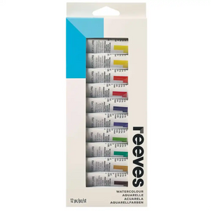 Reeves Watercolour Tube 12x10ml Set