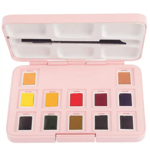 Van Gogh Frau Hölle Water Colour 12 Pans and Brush Set