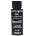 FA Chalk Paint Multi Surface Black Chalkboard Paint 2oz