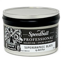Speedball Professional Relief Ink 236ml (8oz) - Supergraphic Black