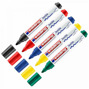Edding 4500 Textile Markers 5 Pack