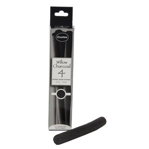 Coates Extra Thick Willow Charcoal 4 Pack