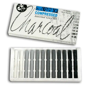 Jakar Compressed Grey Charcoal 12 Pack