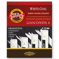 Koh-I-Noor Gioconda Mixed Gradients White Charcoal 4 Pack