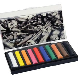 Conte Soft Round Pastels 10 Pack