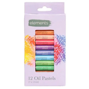 Elements Oil Pastels 12 Pack