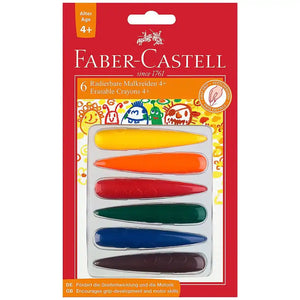 Faber Castell First Grip Crayons 6 Pack