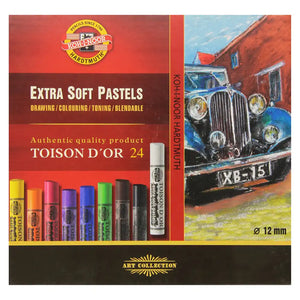 Koh-I-Noor Artists Extra Soft Pastels 24 Pack