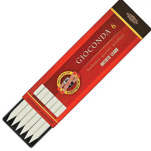 Koh-I-Noor Gioconda White Drawing Chalks 6 Pack