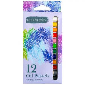 Elements Oil Pastels Small (9x60mm) 12 Pack