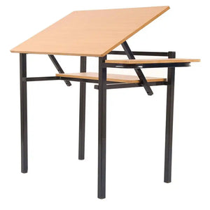 Walsh Drawing Table with Adjustable Top & Shelf