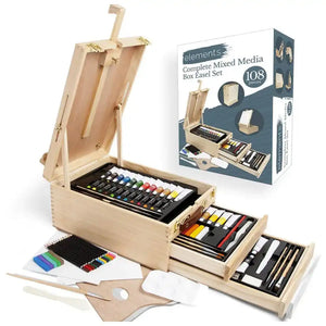 Elements Complete Mixed Media Box Easel Set