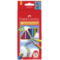 Faber Castell Junior Grip Triangular Colouring Pencils 20 Pack