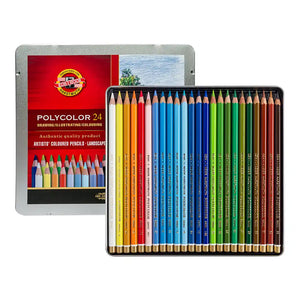 Koh-I-Noor Polycolour Landscape Colouring Pencils 24 Set
