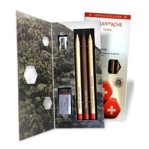 Caran d'Ache Swiss Wood Gift Set