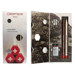 Caran d'Aache Swiss Wood Gift Set