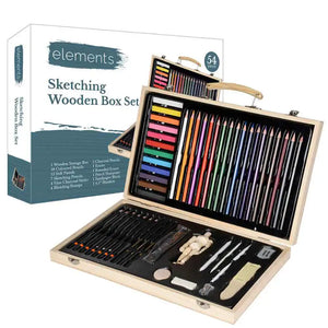 Elements Wooden Art Box Set