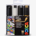 Posca PC-8K Bold Chisel Markers 4 Pack