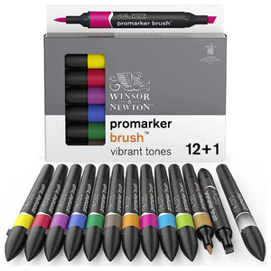 W&N Brushmarker Vibrant Tones 12 Pack