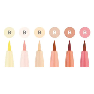 Faber Castell Pitt Artist Brush Pens Skin Tones 6 Pack