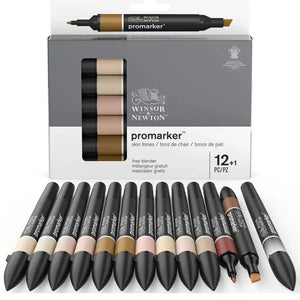 W&N Promarker Skin Tones 12 Pack